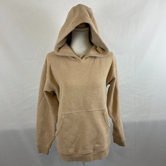 Lululemon All Yours Hoodie M Pecan Tan Kangaroo Pocket Long Sleeve - Picture 2 of 12